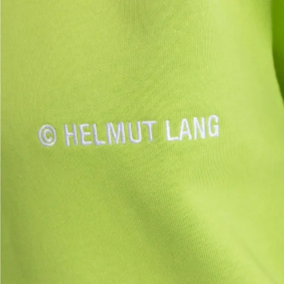Helmut Lang Vibrant Green Crew Neck Sweater Size M - Picture 3 of 10